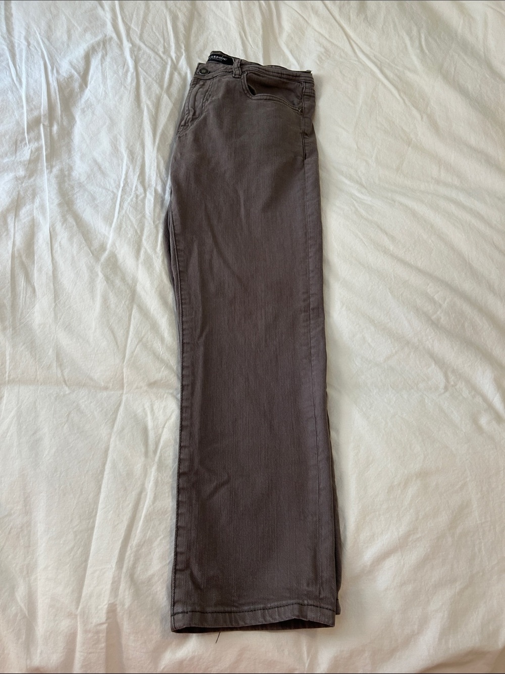 Liverpool Men's Straight Jeans in Greenish Brown